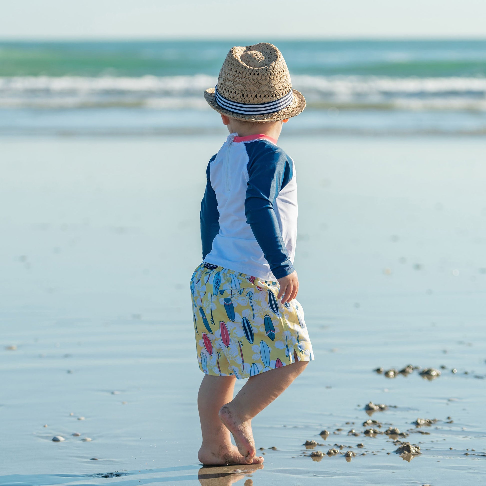 Beach Stripe Fedora - Snapper Rock