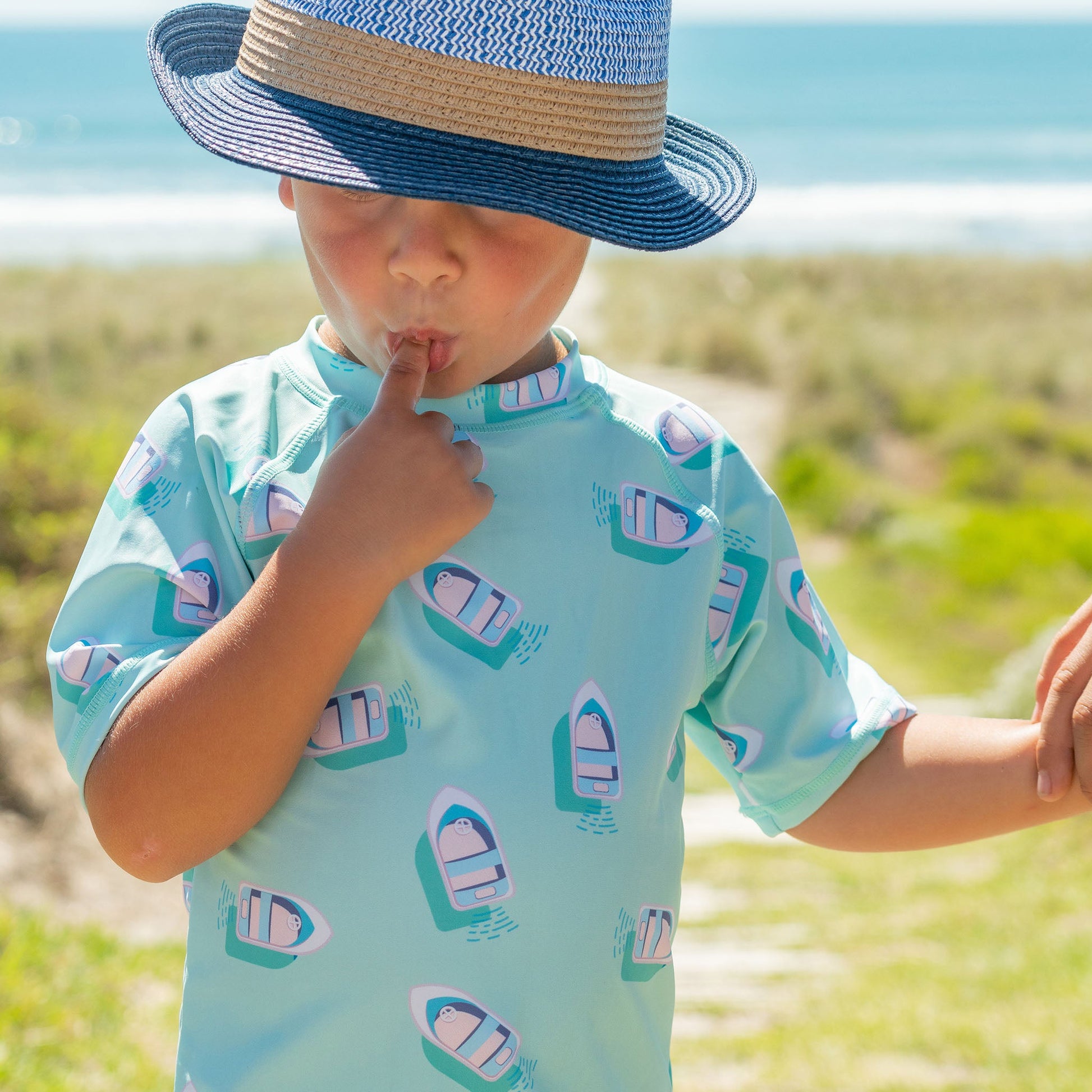 Shades of Blue Fedora - Snapper Rock