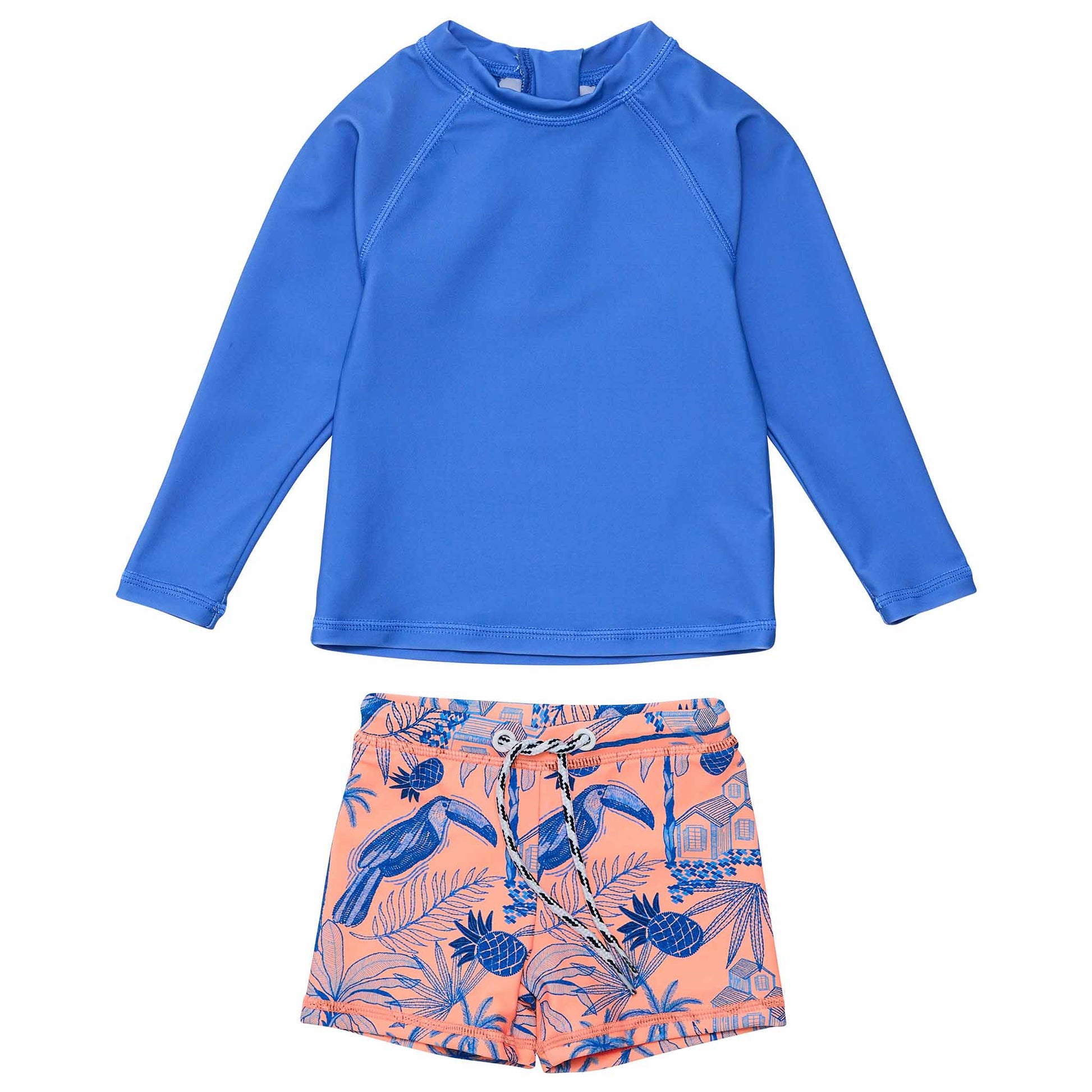 Tropicana Vacay Sustainable LS Set - Snapper Rock
