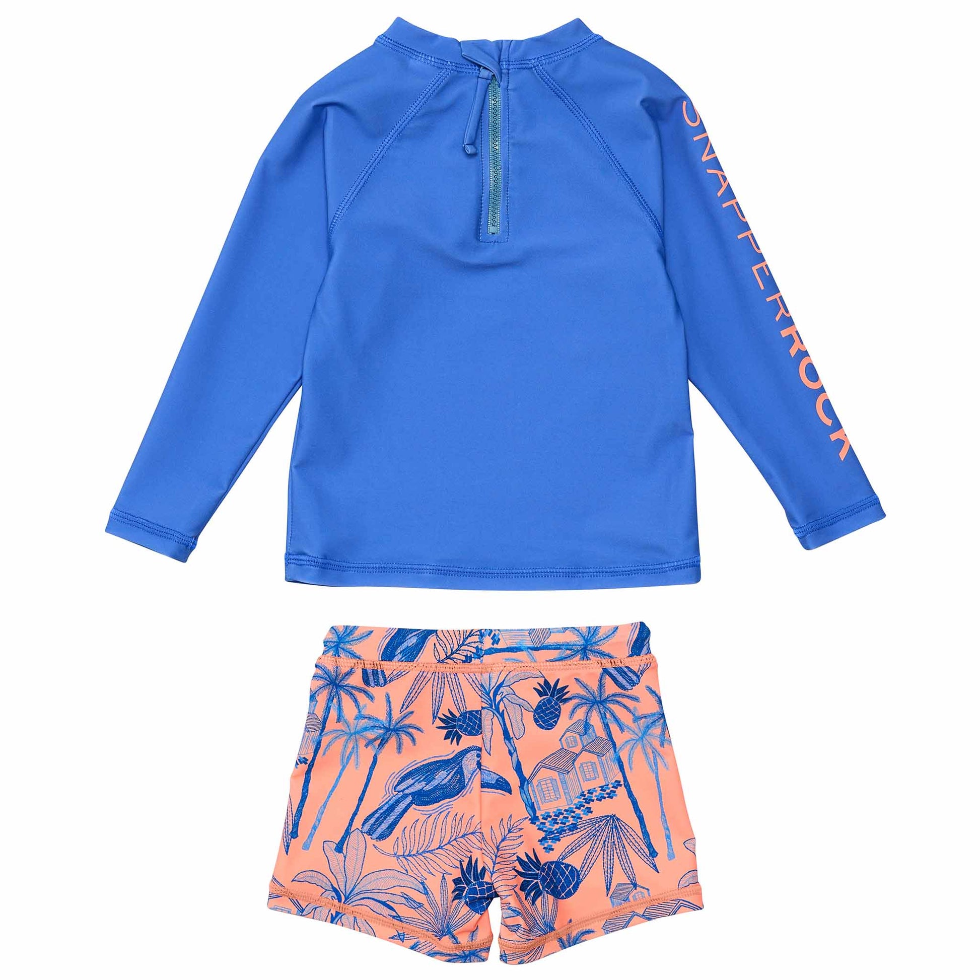 Tropicana Vacay Sustainable LS Set - Snapper Rock
