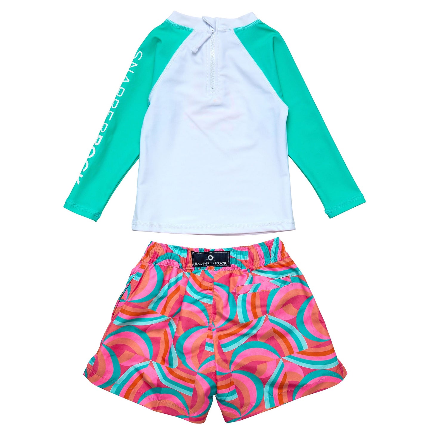 Geo Melon Sustainable LS Baby Set - Snapper Rock