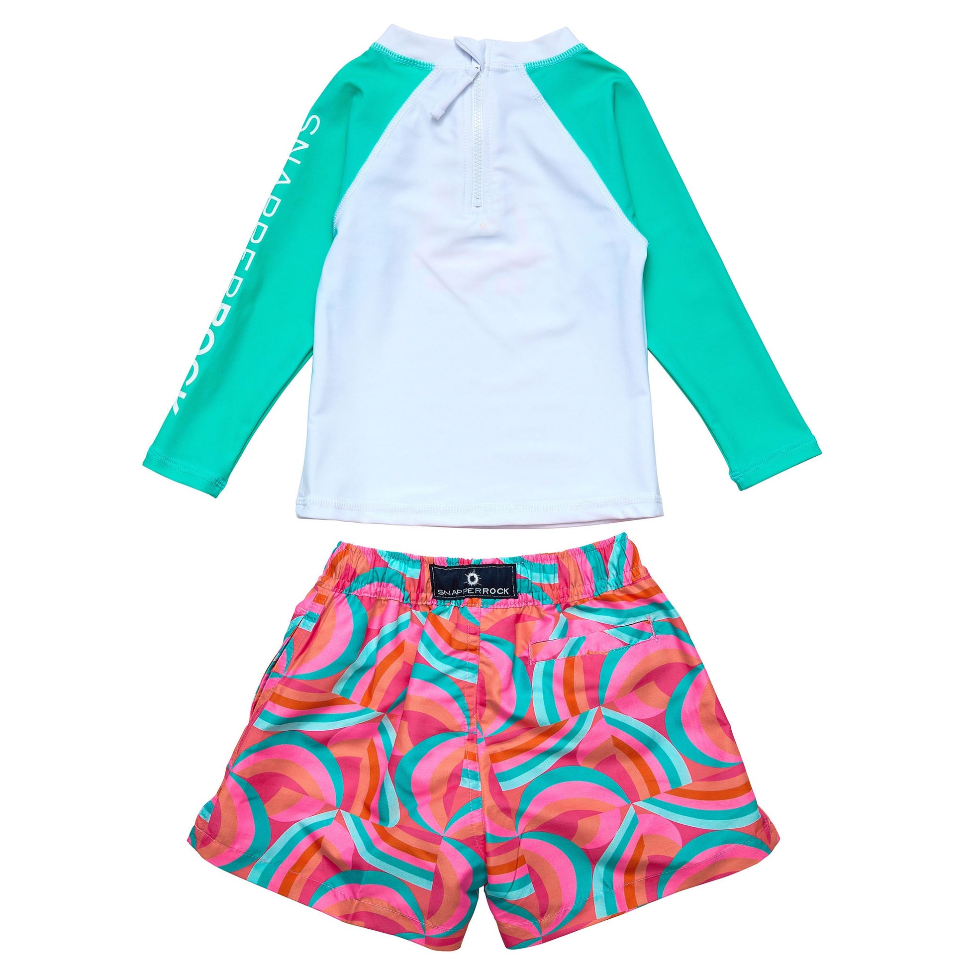 Geo Melon Sustainable LS Baby Set - Snapper Rock