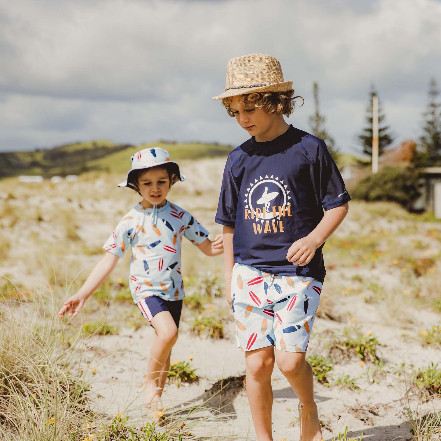 Retro Surf SS Baby Set - Snapper Rock