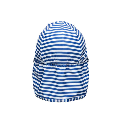 Denim Stripe Floating Flap Hat - Snapper Rock