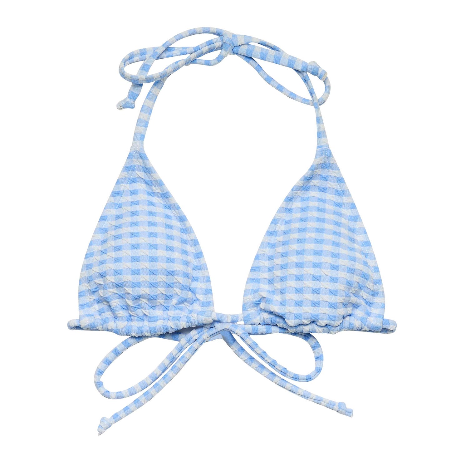 Womens Seaside Gingham Bikini Top - Snapper Rock