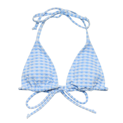 Womens Seaside Gingham Bikini Top - Snapper Rock