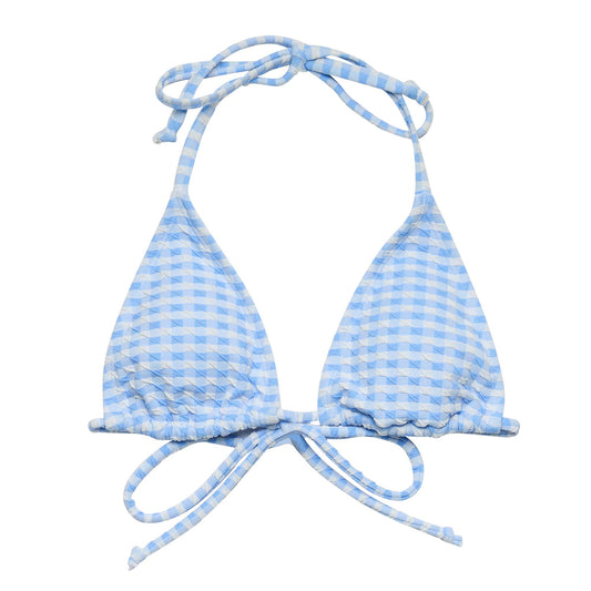 Womens Seaside Gingham Bikini Top - Snapper Rock