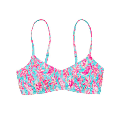 Womens Tropical Glow Recycled Bikini Top - Snapper Rock