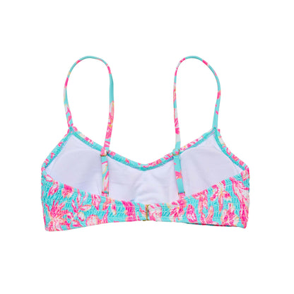 Womens Tropical Glow Recycled Bikini Top - Snapper Rock