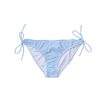 Ladies Powder Blue Stripe Bikini Bottoms - Snapper Rock