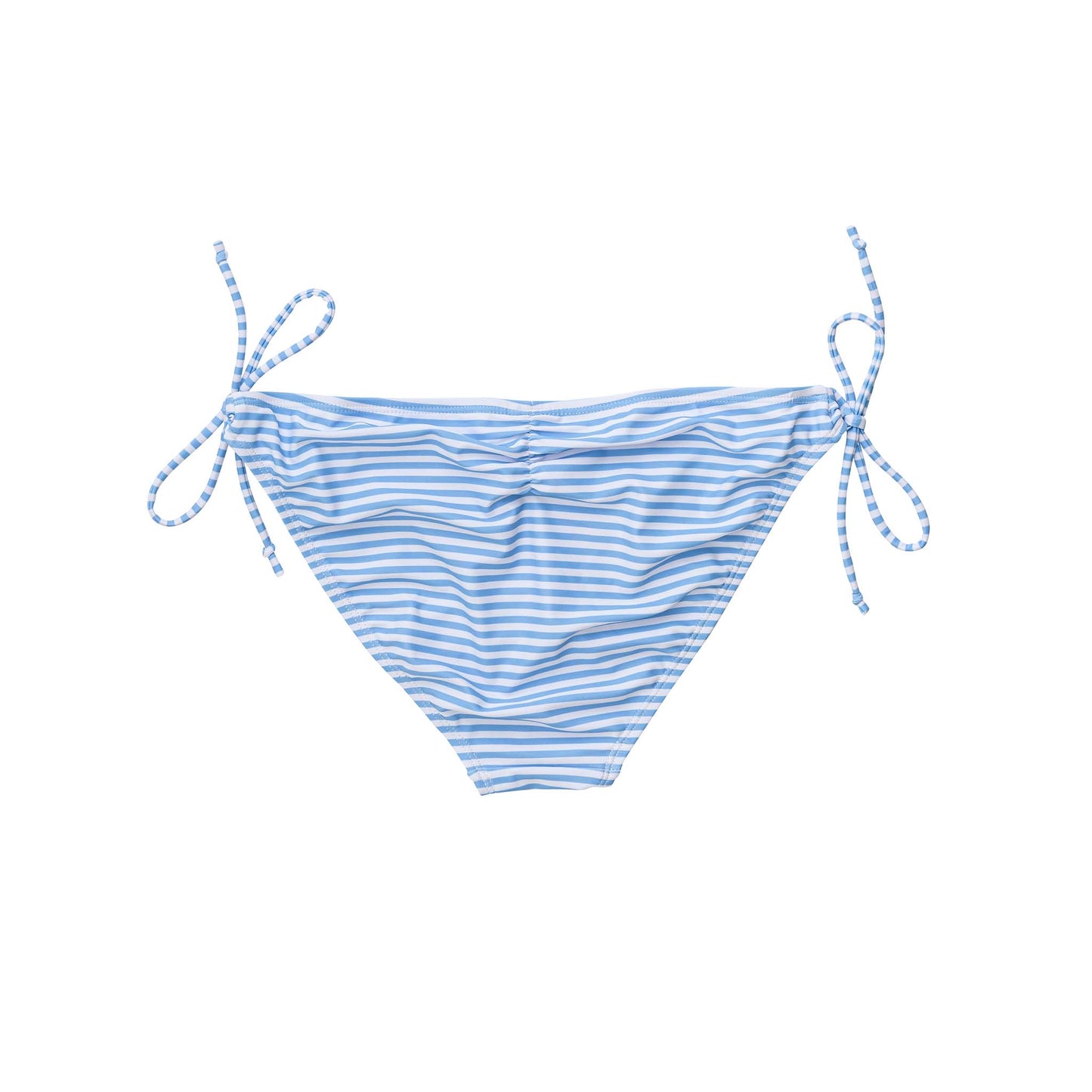 Ladies Powder Blue Stripe Bikini Bottoms - Snapper Rock