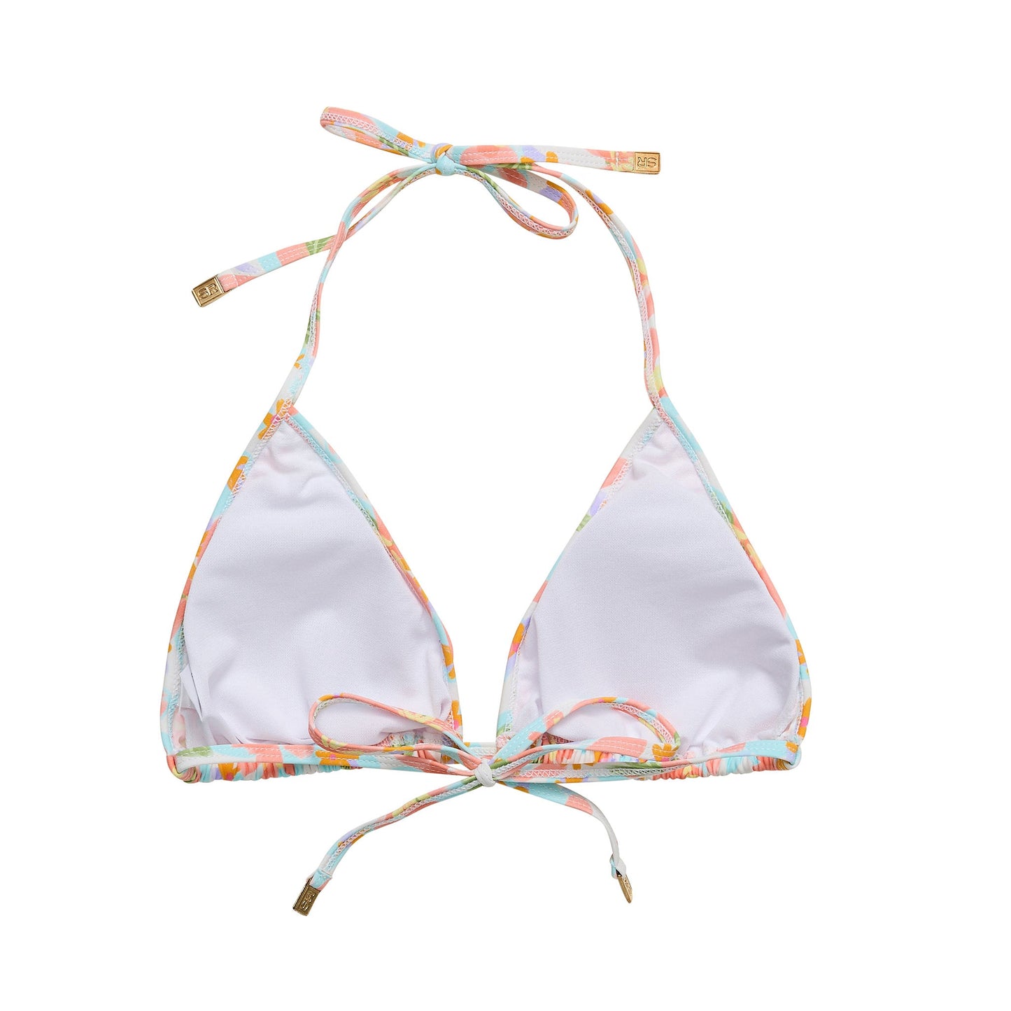 Womens Hawaiian Luau Sustainable Bikini Top - Snapper Rock