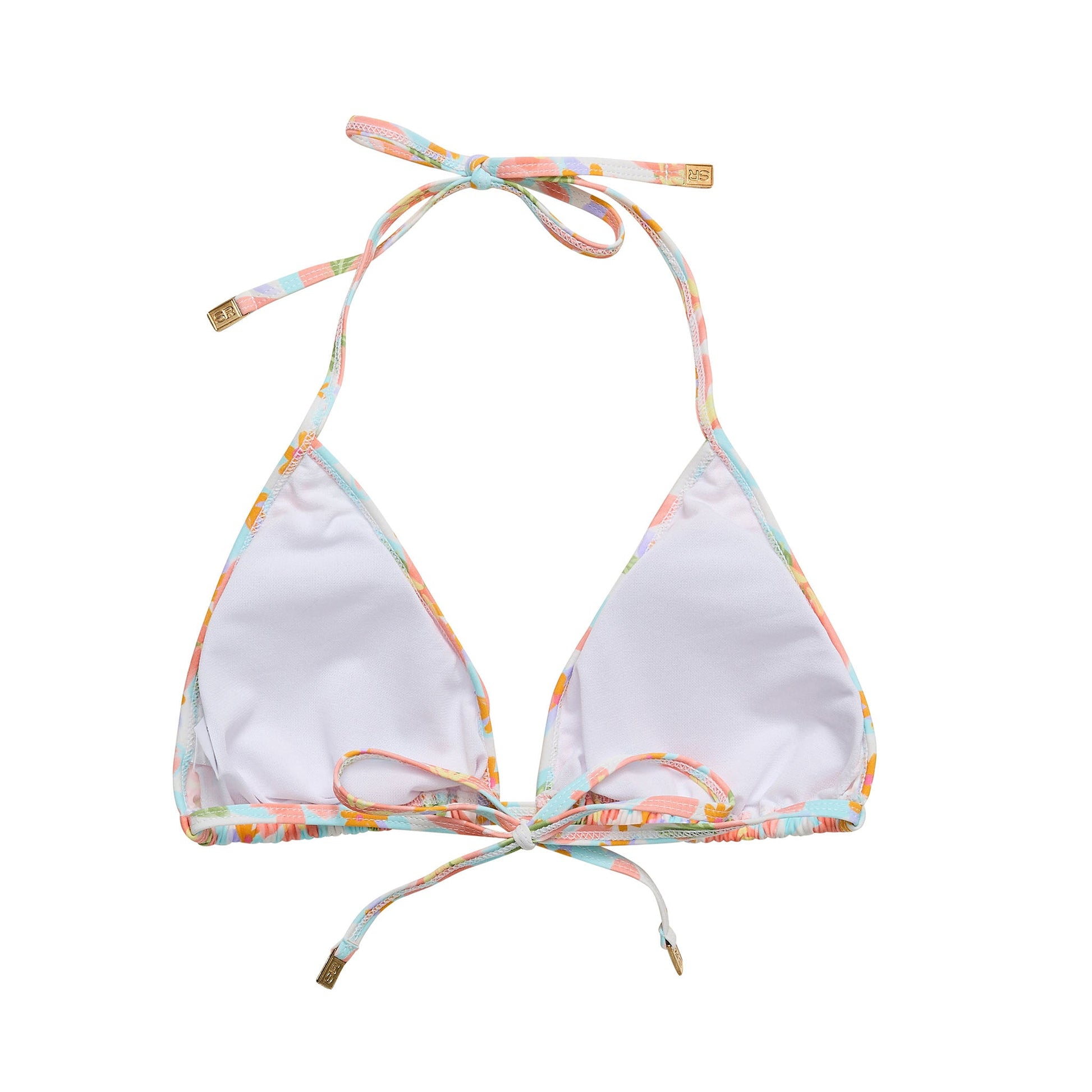 Womens Hawaiian Luau Sustainable Bikini Top - Snapper Rock