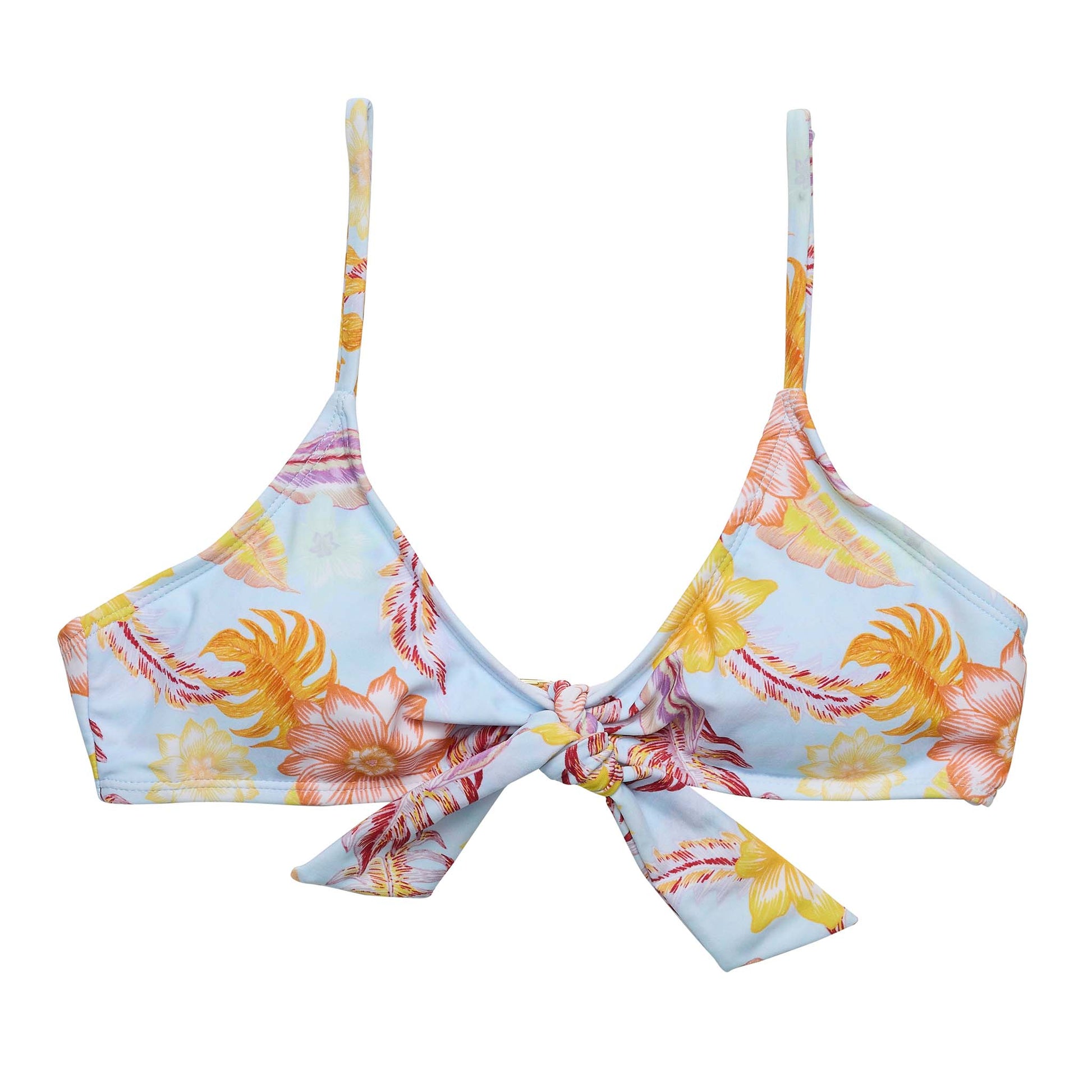 Ladies Boho Tropical Sustainable Bikini Top - Snapper Rock