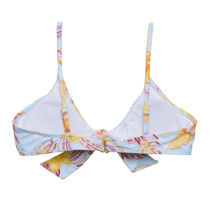 Ladies Boho Tropical Sustainable Bikini Top - Snapper Rock