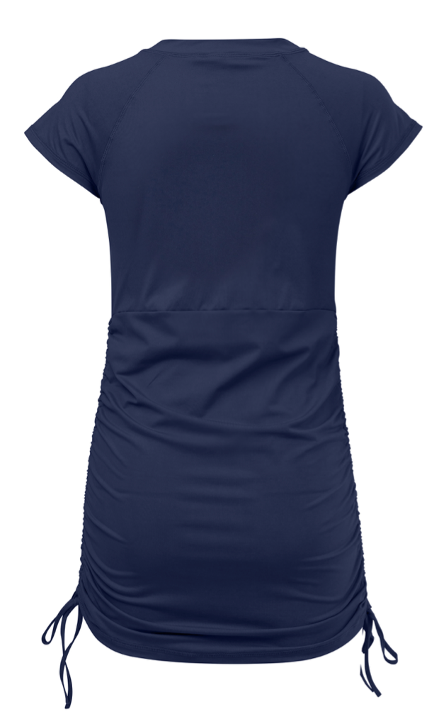 Ladies Navy Swim Dress Top - Snapper Rock