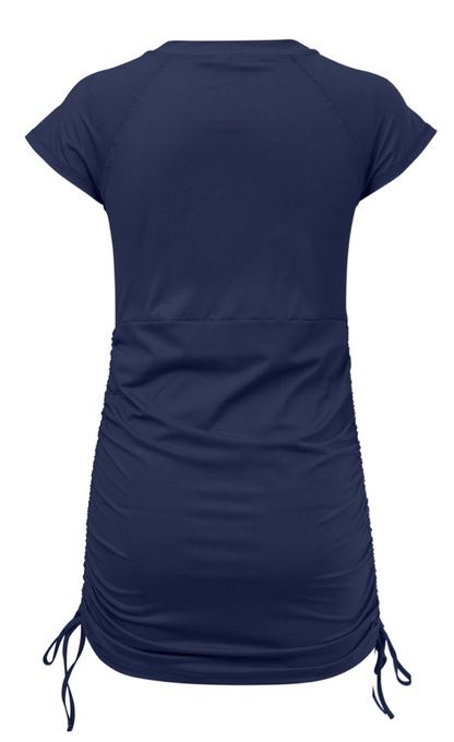 Ladies Navy Swim Dress Top - Snapper Rock