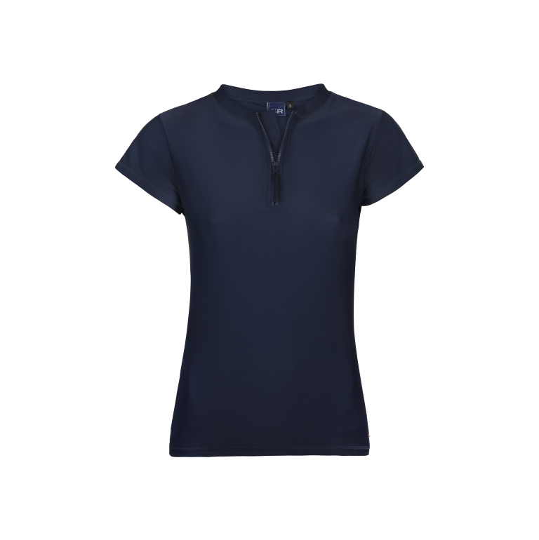 Womens Capri Short Sleeve Rash Top - Snapper Rock