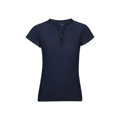 Womens Capri Short Sleeve Rash Top - Snapper Rock