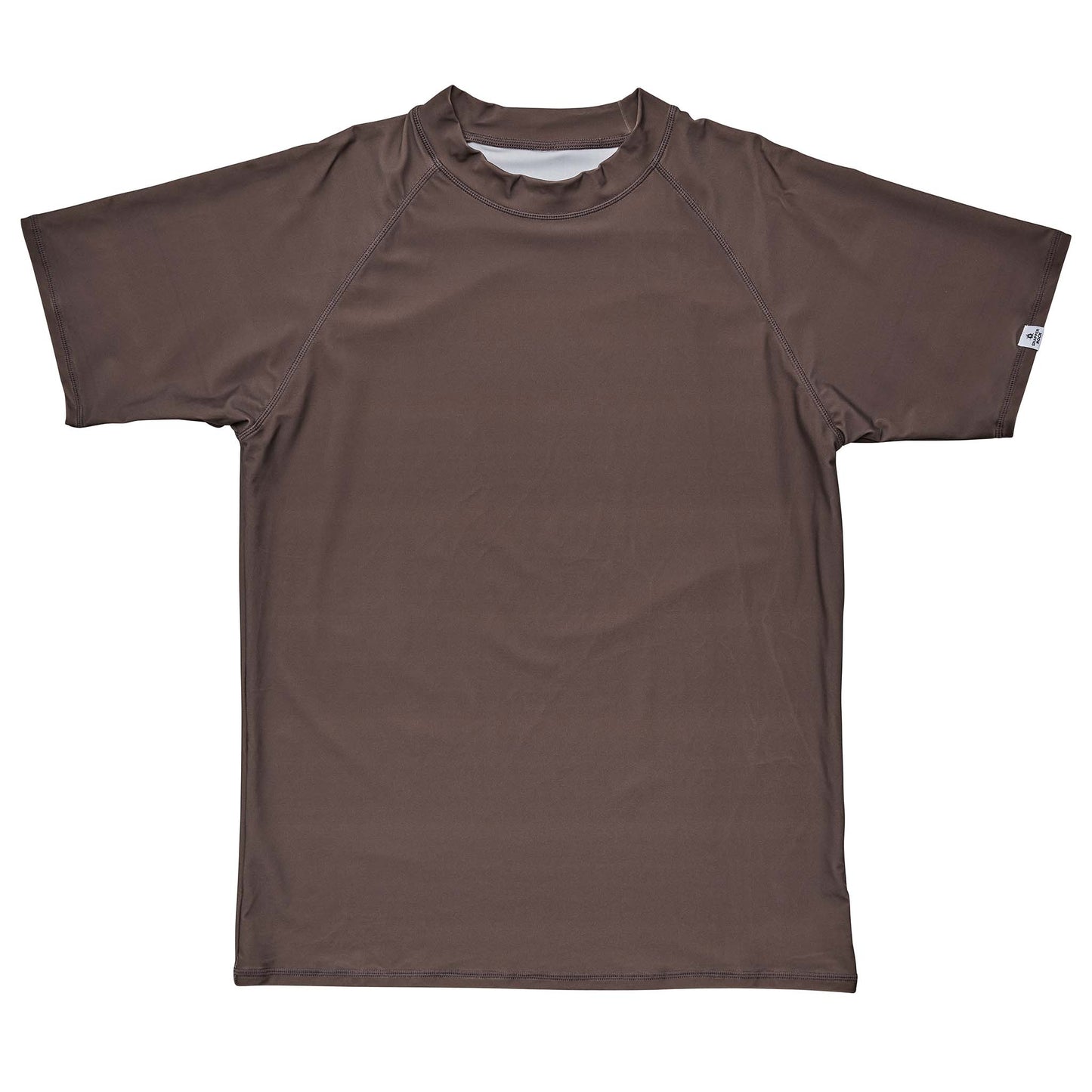 Mens Chocolate Sustainable SS Rash Top - Snapper Rock