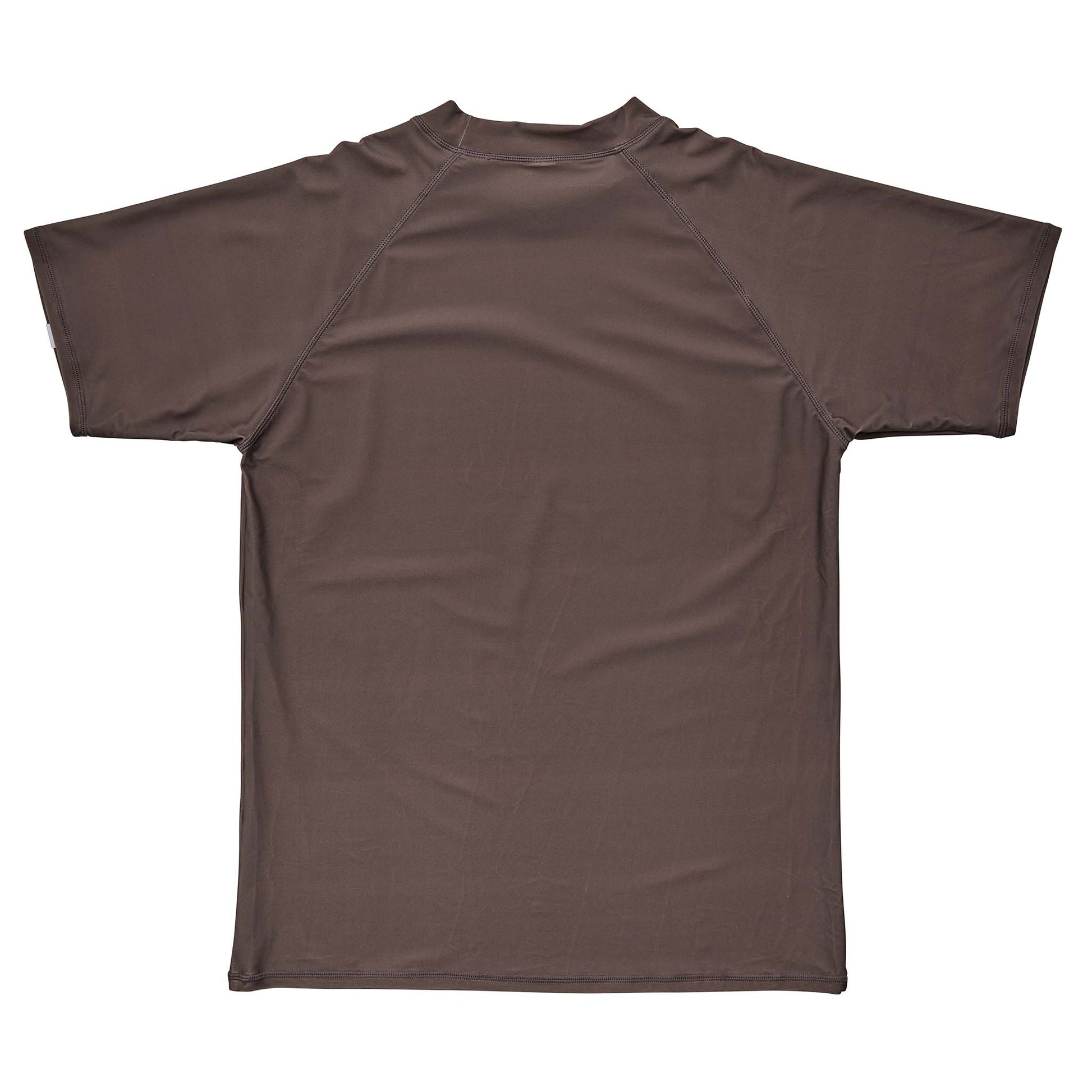 Mens Chocolate Sustainable SS Rash Top - Snapper Rock