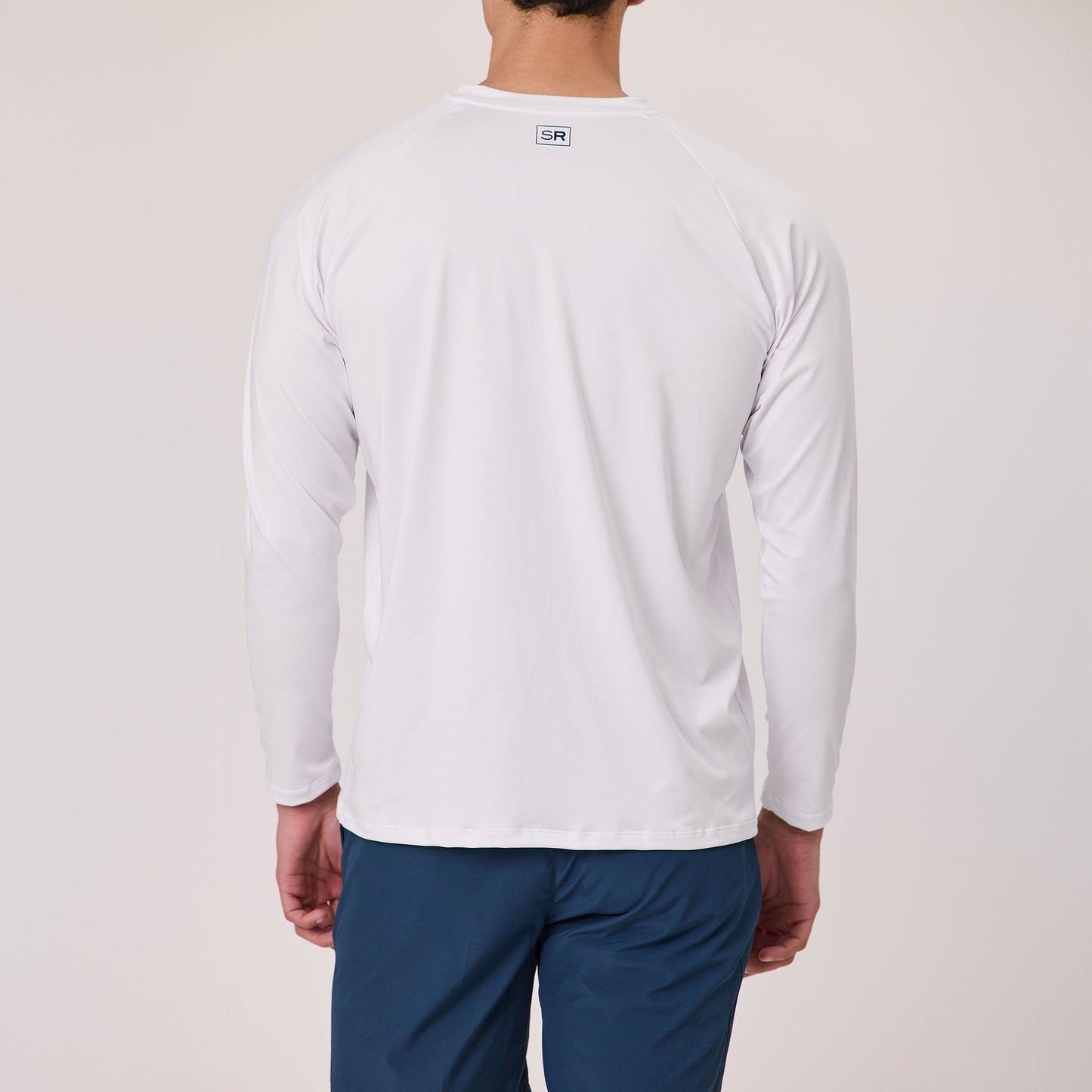 Mens Classic White LS Outbound Tee - Snapper Rock