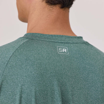 Mens Kiwi Green LS Outbound Tee - Snapper Rock