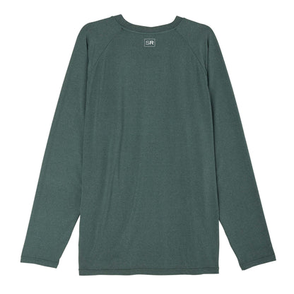 Mens Kiwi Green LS Outbound Tee - Snapper Rock