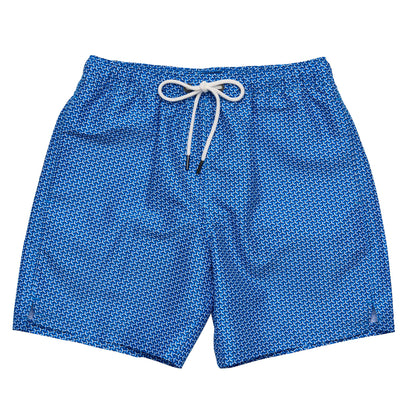 Mens Geo Grid Swim Short - Snapper Rock