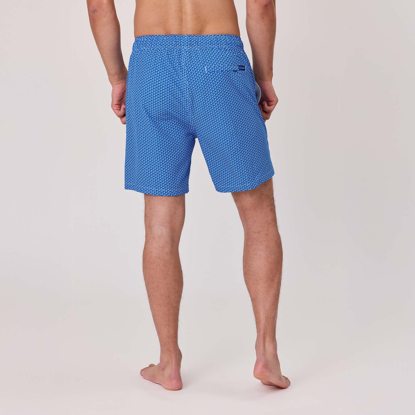 Mens Geo Grid Swim Short - Snapper Rock