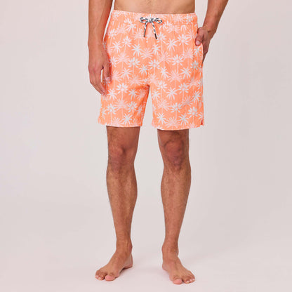 Mens Cali Palms Recycled Swim Short - Snapper Rock