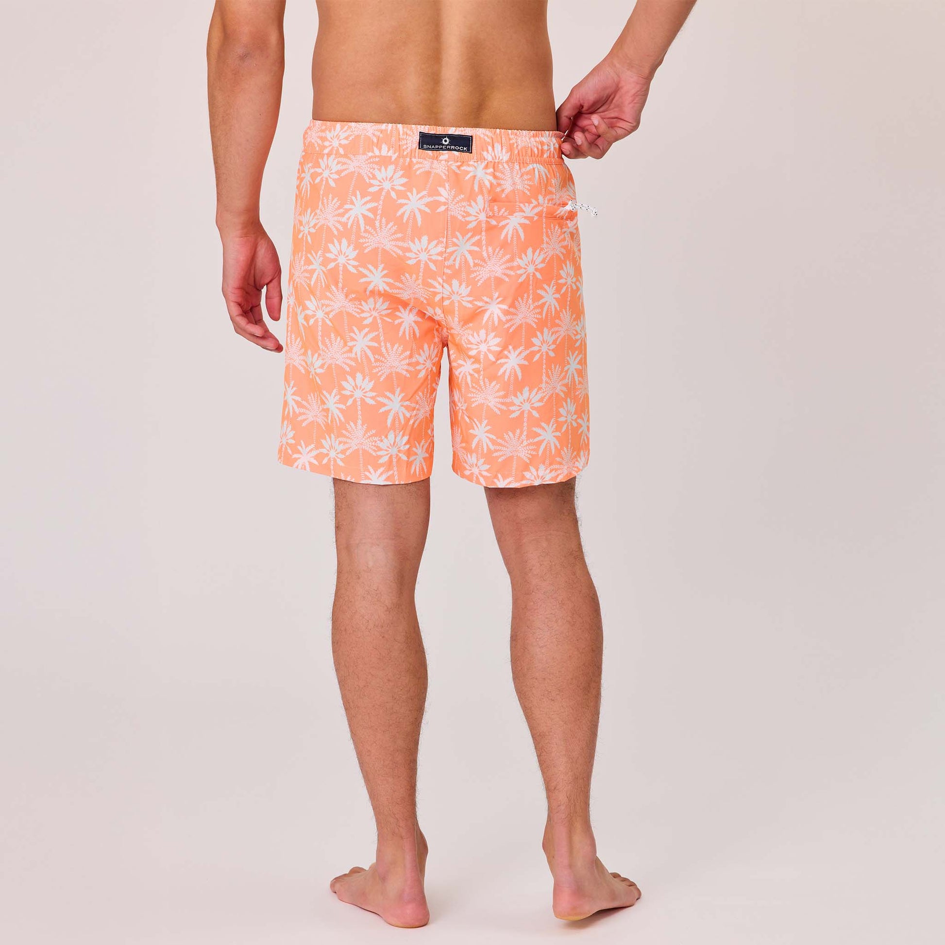 Mens Cali Palms Recycled Swim Short - Snapper Rock