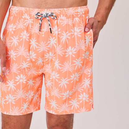 Mens Cali Palms Recycled Swim Short - Snapper Rock