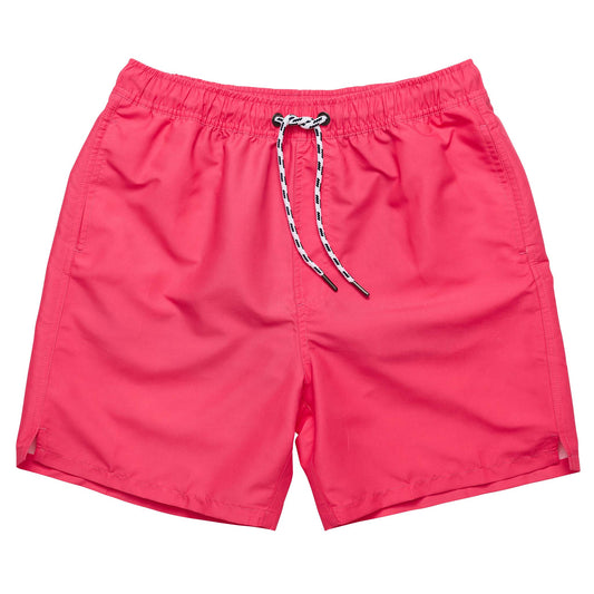 Mens Vintage Red Comfort Lined Swim Short - Snapper Rock