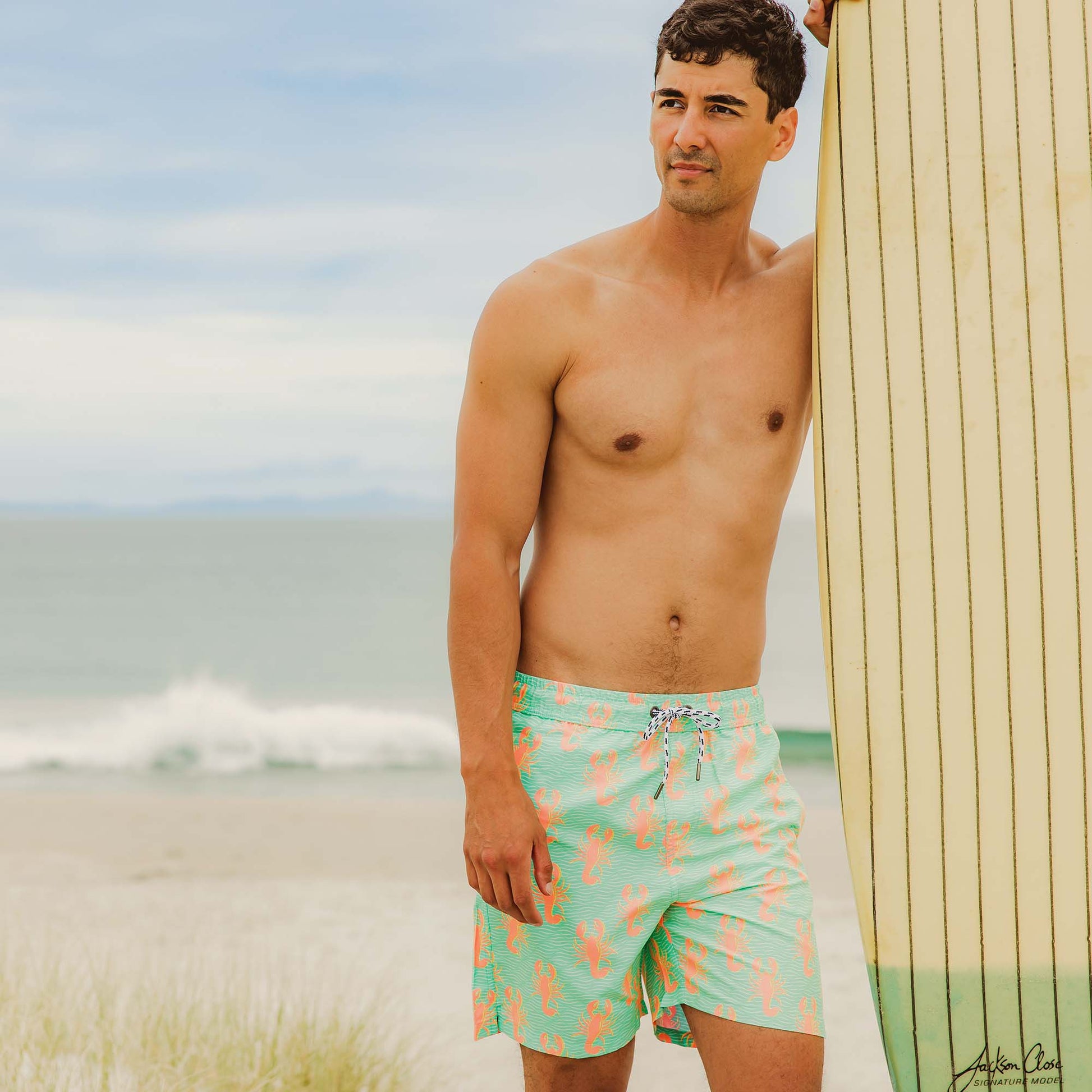 Mens Ocean Clawed Swim Short - Snapper Rock