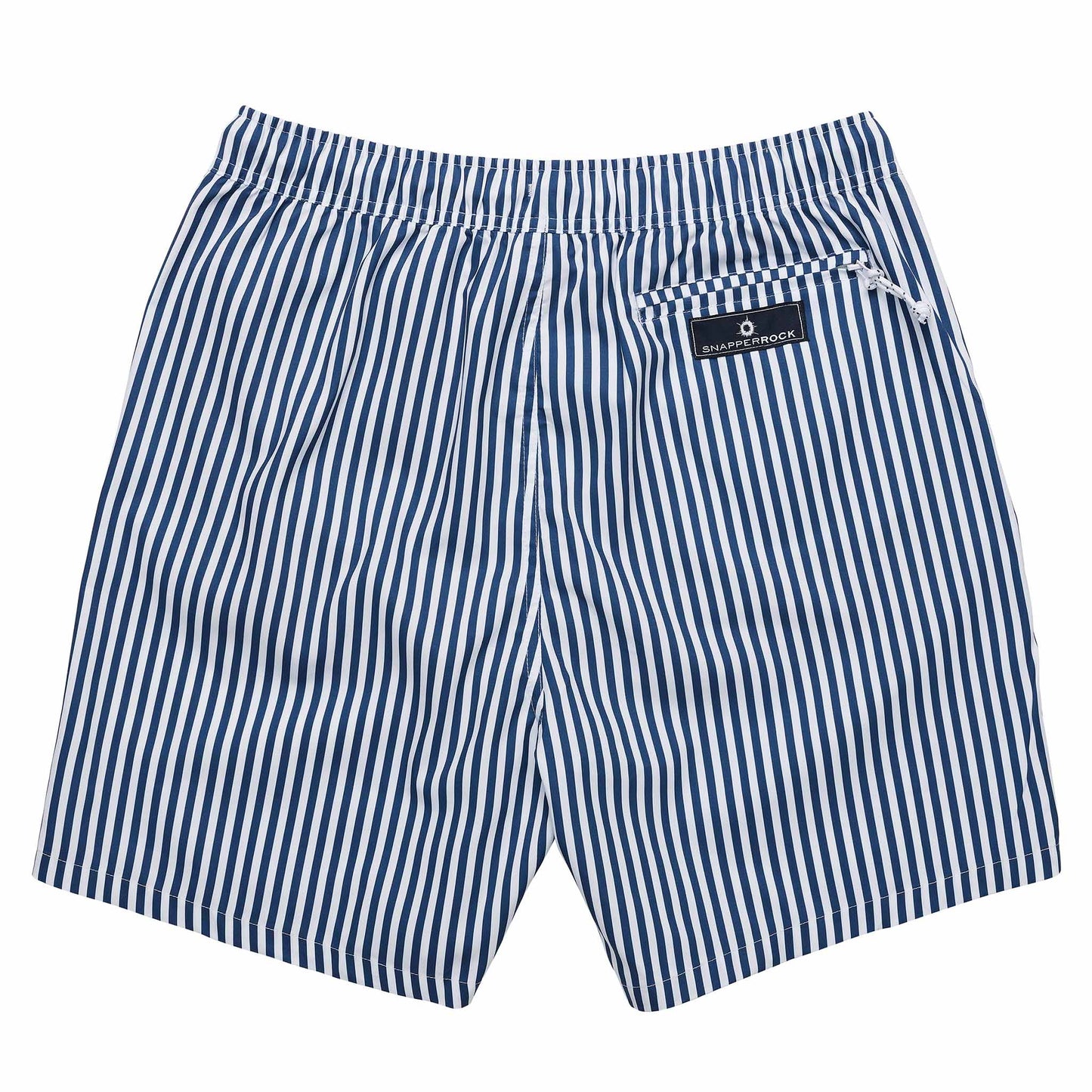 Mens Denim Stripe Comfort Lined Swim Short - Snapper Rock