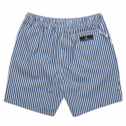 Mens Denim Stripe Comfort Lined Swim Short - Snapper Rock