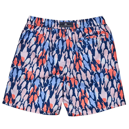Mens Fish Frenzy Volley Board Shorts - Snapper Rock