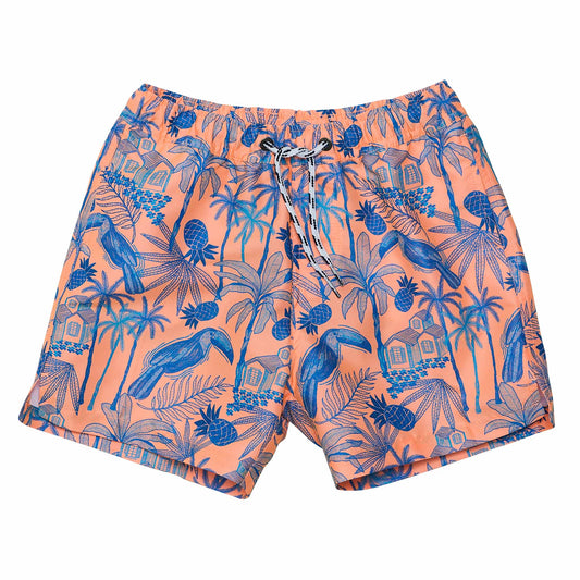 Tropicana Vacay Sustainable Swim Short - Snapper Rock