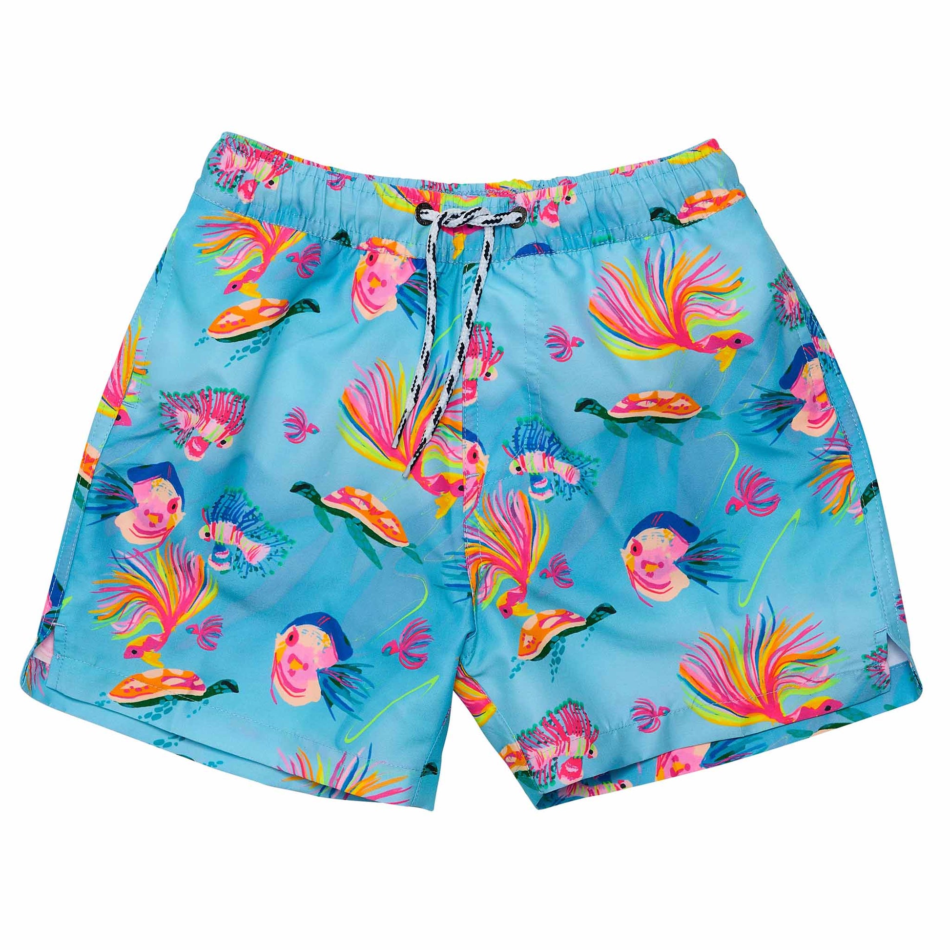 Kaleido Fish Sustainable Swim Short - Snapper Rock