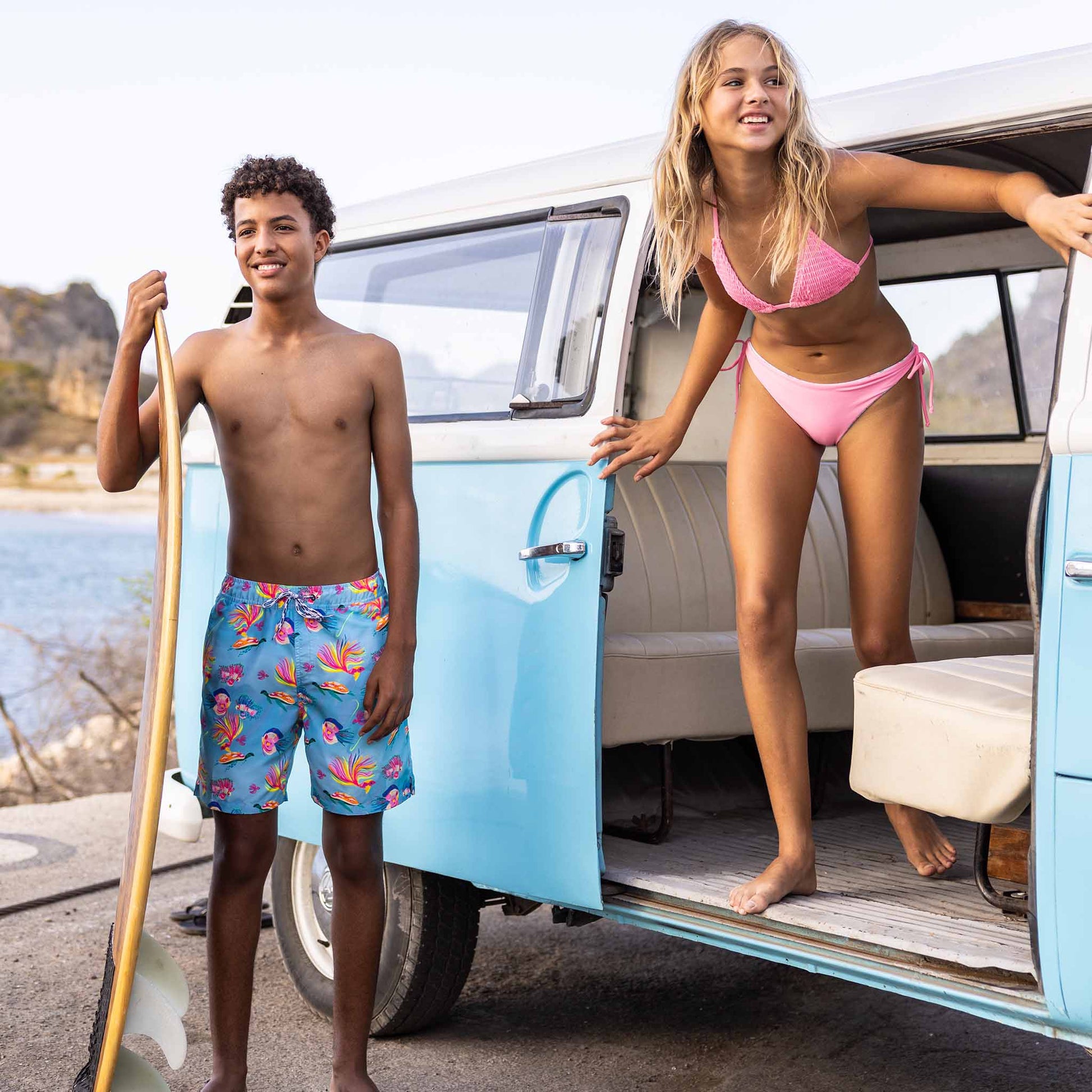 Kaleido Fish Sustainable Swim Short - Snapper Rock