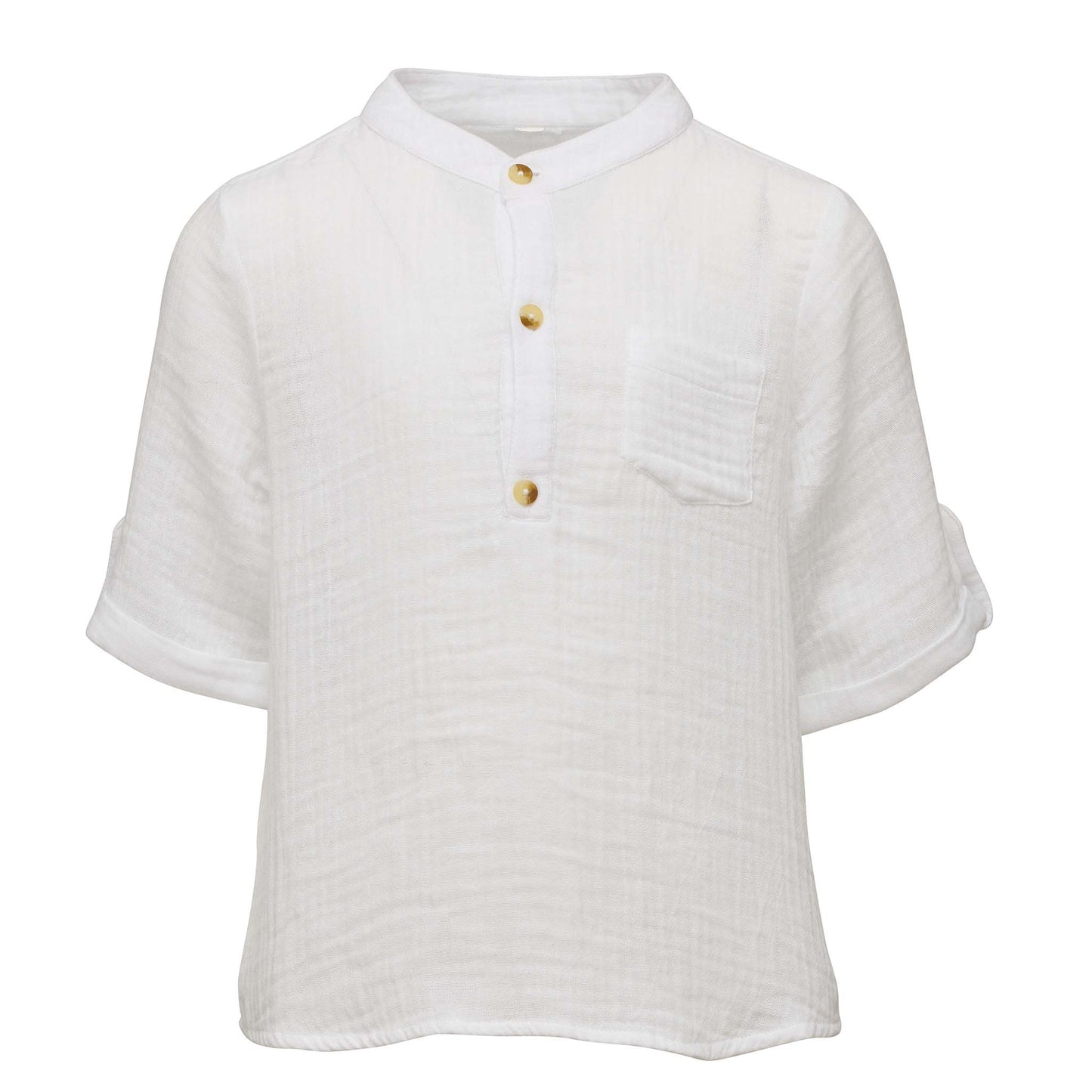 Frankie White Resort Shirt - Snapper Rock