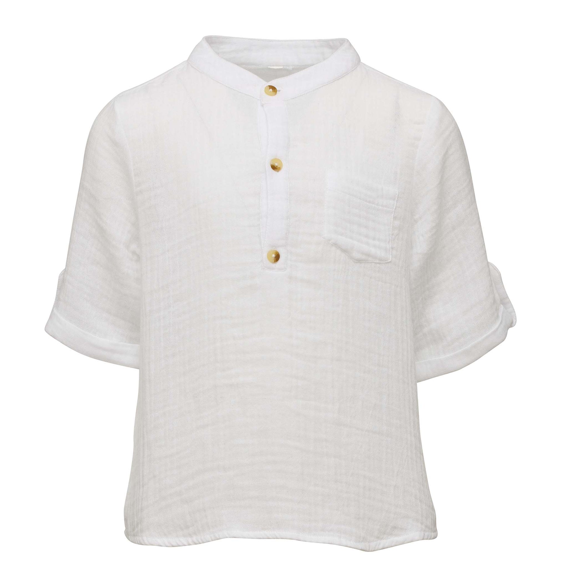Frankie White Resort Shirt - Snapper Rock