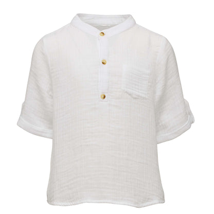 Frankie White Resort Shirt - Snapper Rock