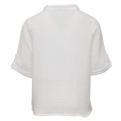 Frankie White Resort Shirt - Snapper Rock