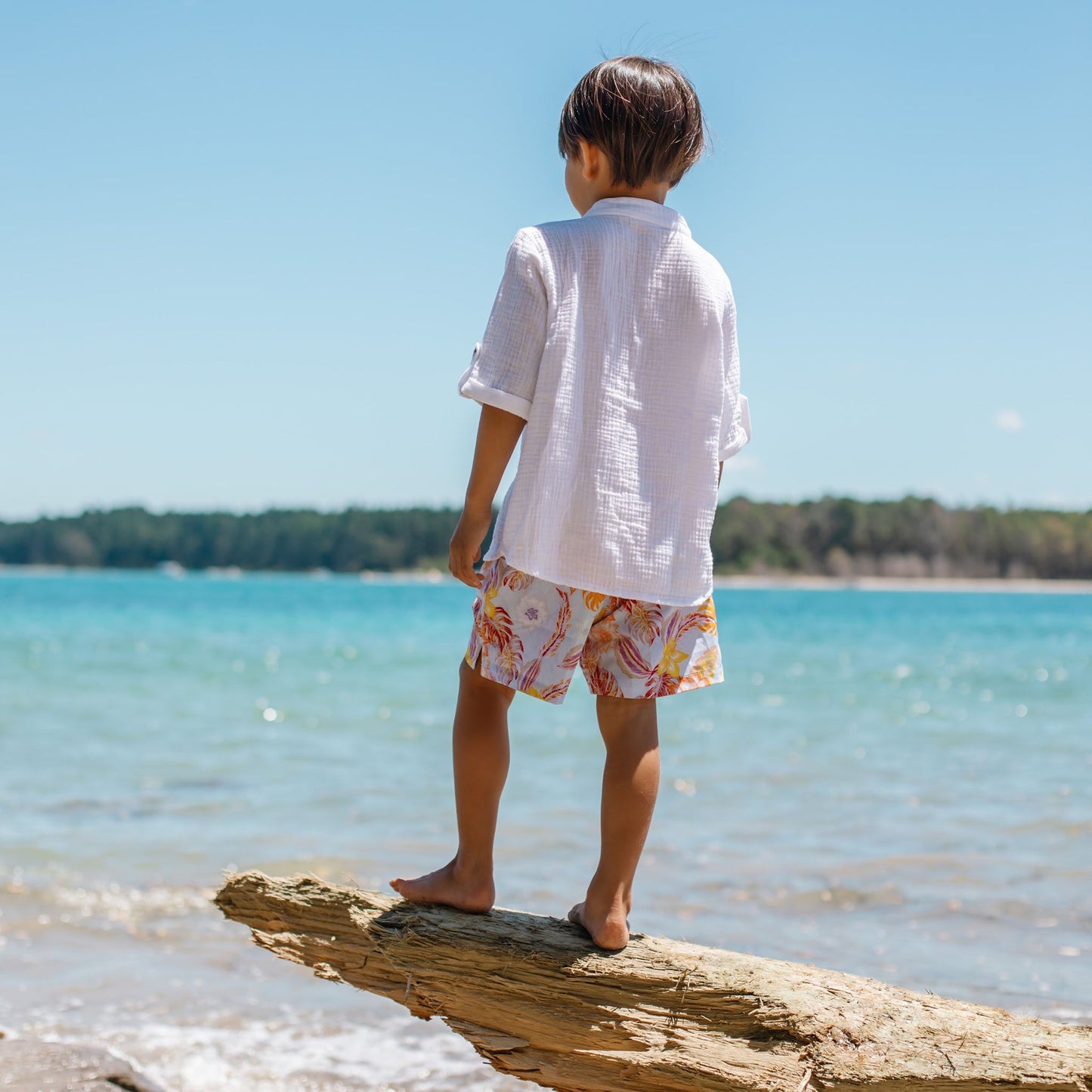 Frankie White Resort Shirt - Snapper Rock