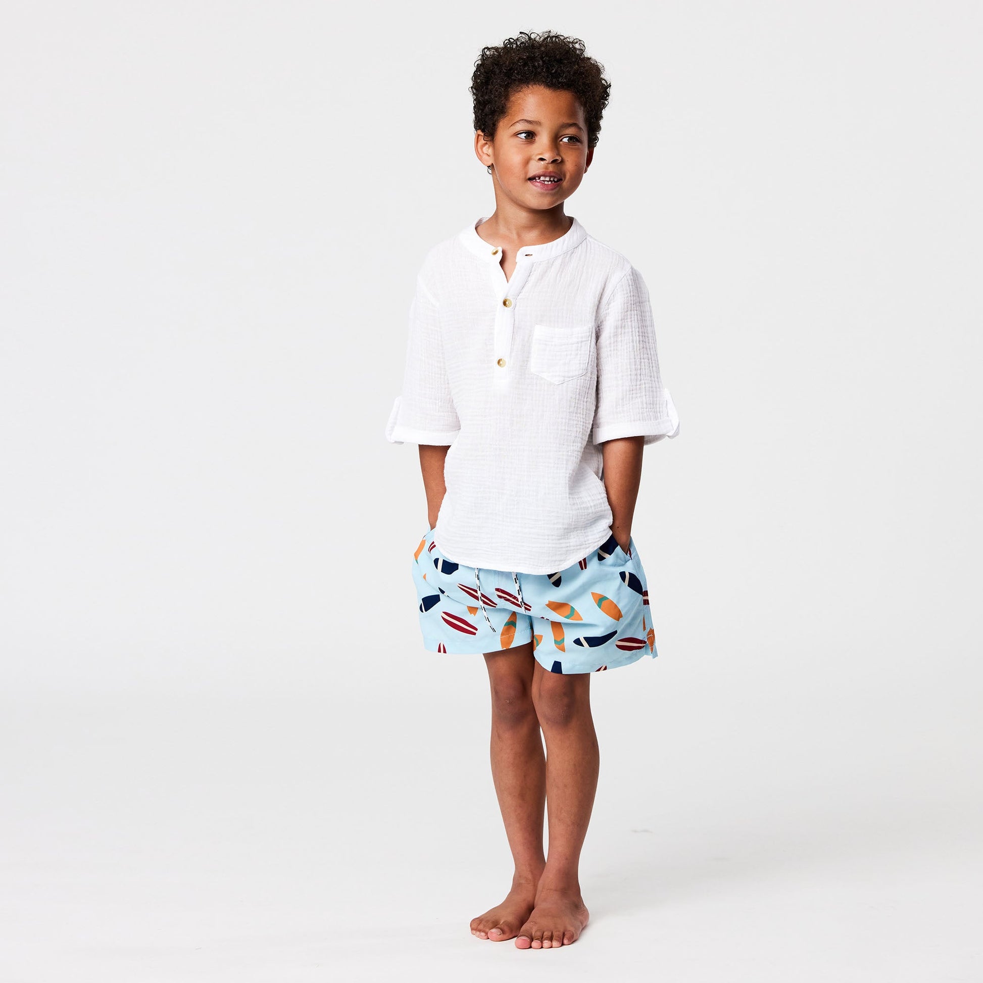 Frankie White Resort Shirt - Snapper Rock